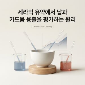 ai thumbnail minimal 세라믹 유약에서 납과 카드뮴 용출을 평가하는 원리 1787991124