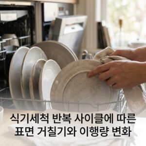 ai thumbnail photography 식기세척 반복 사이클에 따른 표면 거칠기와 이행량 변화 1787994382